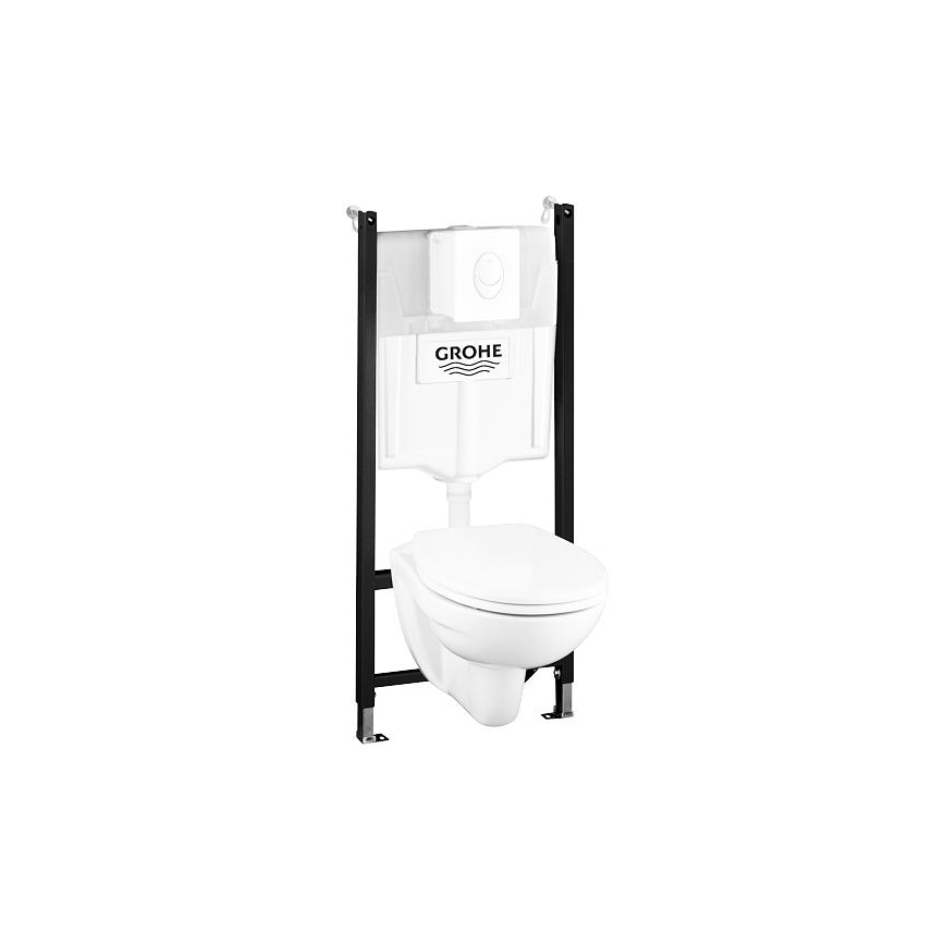 GROHE 39116000 - 4-in-1-setti SOLIDO COMPACT 1,13 m durovalkoinen