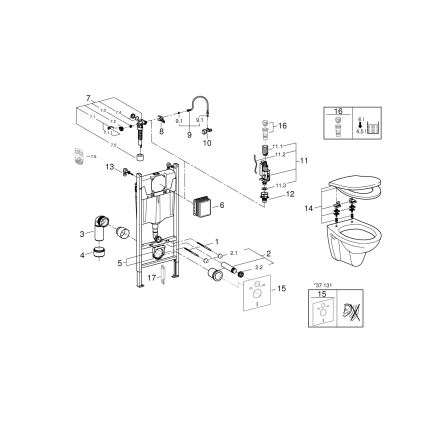 GROHE 39116000 - 4-in-1-setti SOLIDO COMPACT 1,13 m durovalkoinen