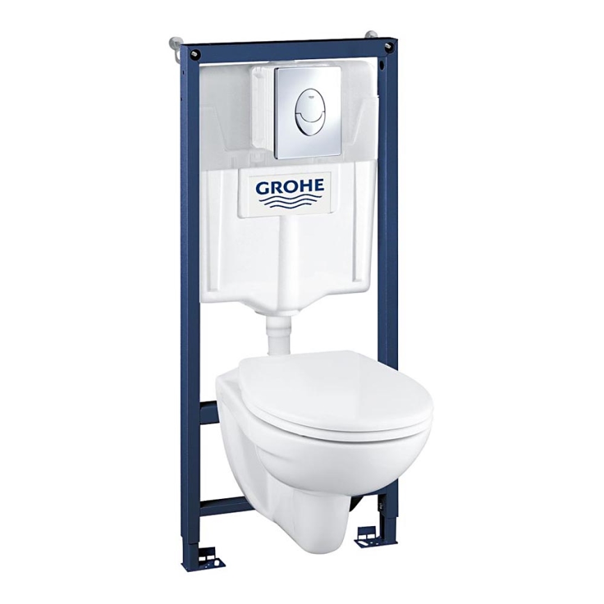 GROHE 39192000 - 4-in-1-setti SOLIDO 1,13 m durovalkoinen