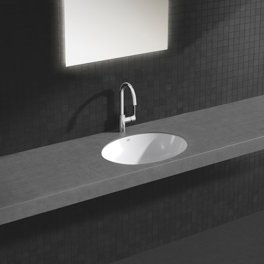GROHE 39423000 - Upotettava pesuallas BAU CERAMIC 560 × 420 mm keraaminen/valkoinen