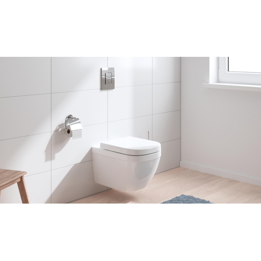 GROHE 39693000 – seinäkiinnitteinen kompakti WC EURO CERAMIC Triple Vortex -huuhtelulla, 53 l, keraaminen/valkoinen