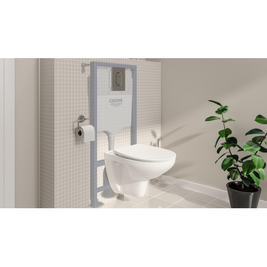 GROHE 39902000 - WC-istuin SOLIDO 230 x 500 x 1130 keramiikka/valkoinen