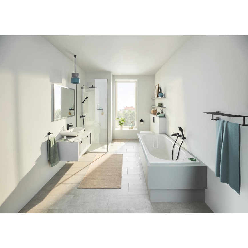 GROHE 409752430 - Pyyheteline START CUBE 18,8 x 13,8 cm, musta