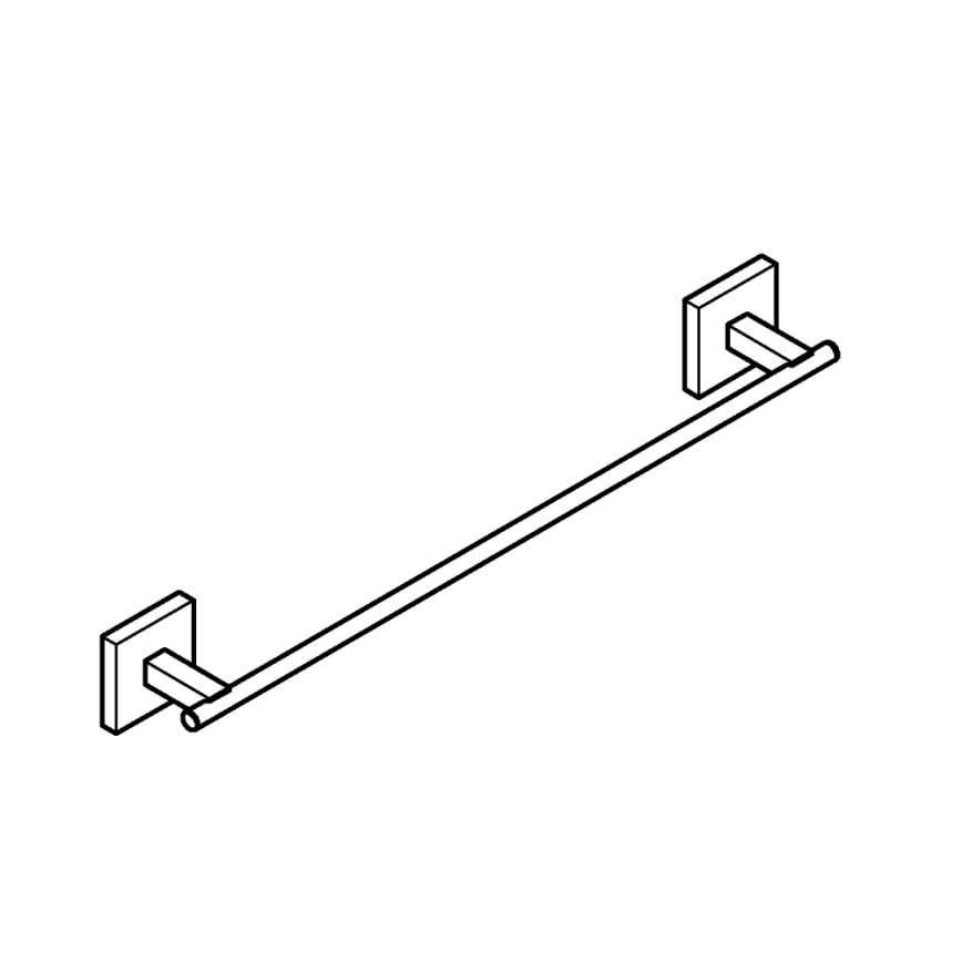 GROHE 40987000 - START CUBE pyyhetanko 450 mm kiiltävä kromi