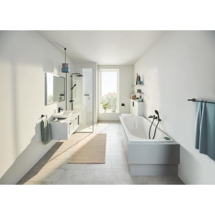GROHE 411042430 - Kaksivartinen pyyheteline START CUBE 654 mm musta