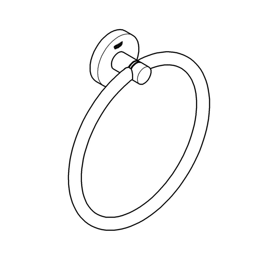 GROHE 41174DC0 - START pyyheteline, ruostumaton teräs