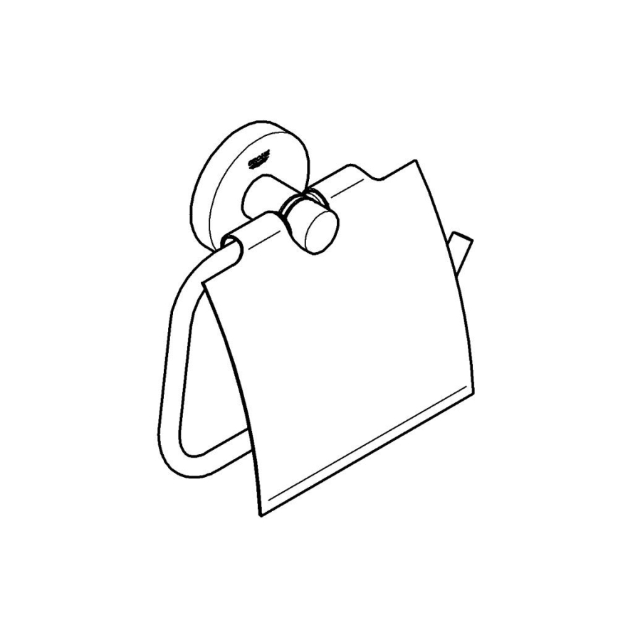 GROHE 41179DC0 - ESSENTIALS WC-paperiteline ruostumaton teräs