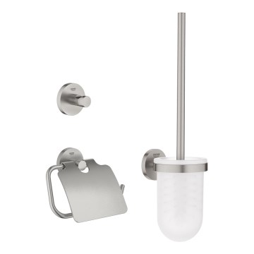 GROHE 41204DC0 - WC-tarvikesarja 3-in-1 START, ruostumaton teräs