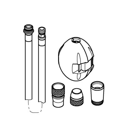 GROHE 48293000 - Suihkuletku UNIVERSAL 1425 mm kiiltävä kromi