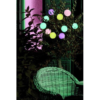 Grundig 14106 - LED-aurinkokennoketju 10xLED/1,2V