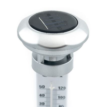 Grundig 89640 - LED-aurinkolamppu lämpömittarilla 1xLED / 1,2V