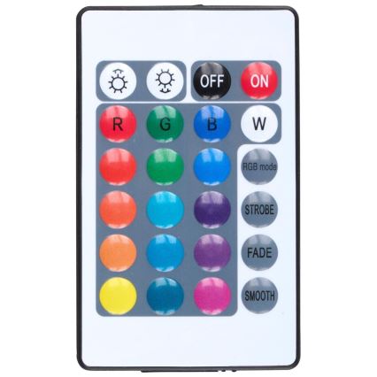 Grundig - himmennettävä RGBW-LED-lattiavalaisin LED/10W/5V musta + kaukosäädin