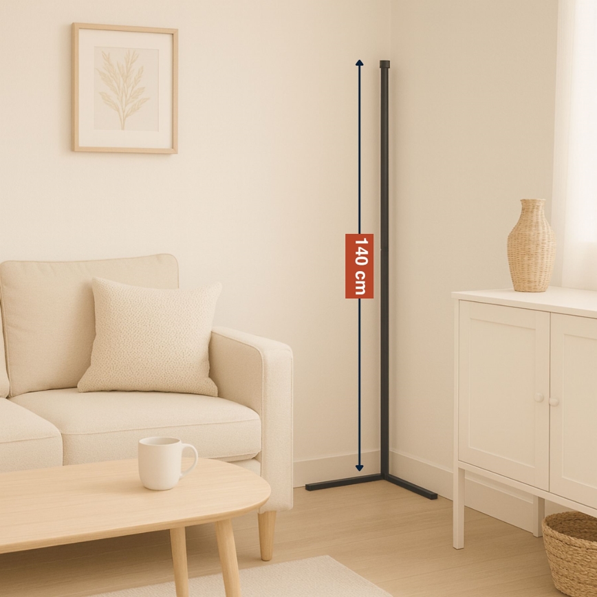 Grundig - himmennettävä RGBW-LED-lattiavalaisin LED/6W/230V + kaukosäädin