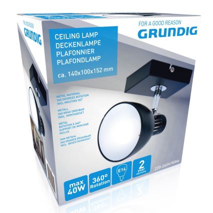 Grundig - Kohdevalo 1xE14/40W/230V