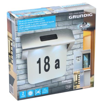 Grundig - LED Aurinkoenergia talon numero 1,2V