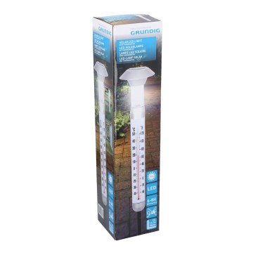 Grundig - LED-aurinkokenno lämpömittari 1xAA