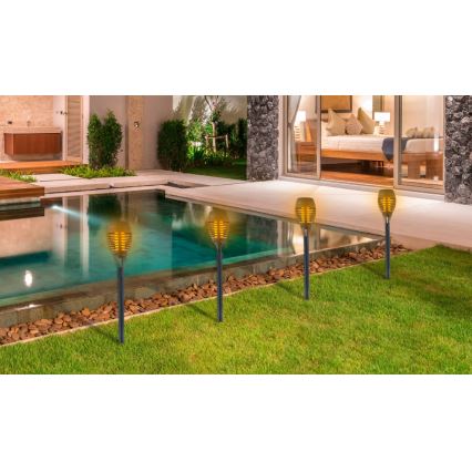 Grundig - LED-aurinkokennolamppu LED/1xAA