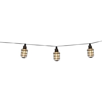 Grundig - LED-aurinkoketju 10xLED 3,8m IP44 lämpimänvalkoinen