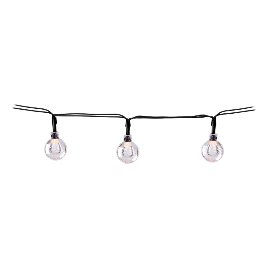 Grundig - LED-aurinkoketju 50xLED/8 toiminnot 6,9m lämpimänvalkoinen