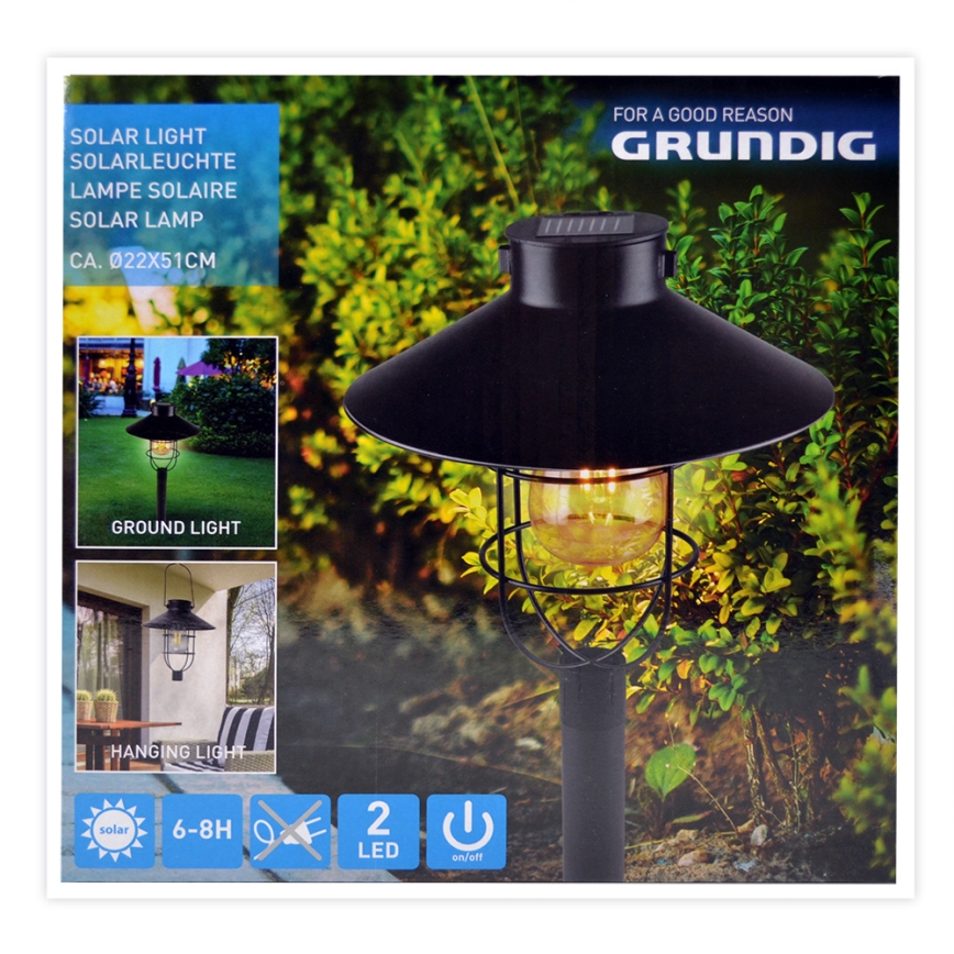 Grundig - LED Aurinkolamppu LED/1,2V