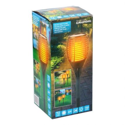 Grundig - LED-aurinkovalaistus 30xLED/1,2V IP44