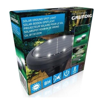 Grundig - LED-aurinkovalaistus 8xLED