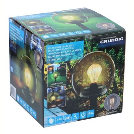 Grundig - LED-aurinkovalaistus LED/3,7V 500 mAh IP44