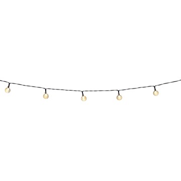 Grundig - LED Himmennettävä aurinko ketju 50xLED/8 toiminnot 9,35m IP44 lämpimänvalkoinen + kauko-ohjaus