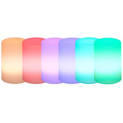 Grundig - LED RGB Himmennettävä pöytälamppu LED/3xAAA + kaukosäädin