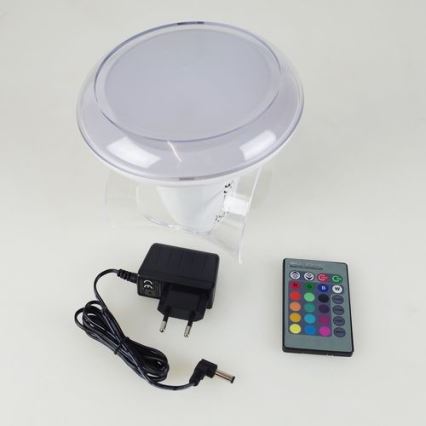 Grundig - LED RGB Himmennettävä pöytävalaisin LED/1W/230V + kaukosäädin