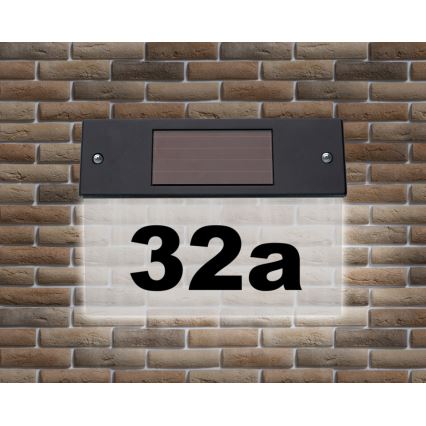 Grundig - LED Solar talon numero anturilla LED/1,2V IP44