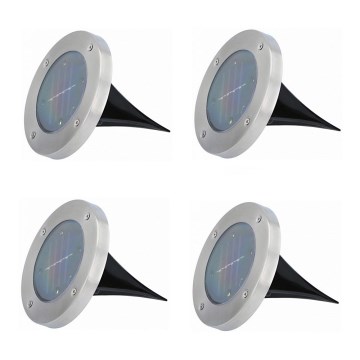 Grundig - SET 4x LED-aurinkovalo LED / 1W / 1,2V IP65
