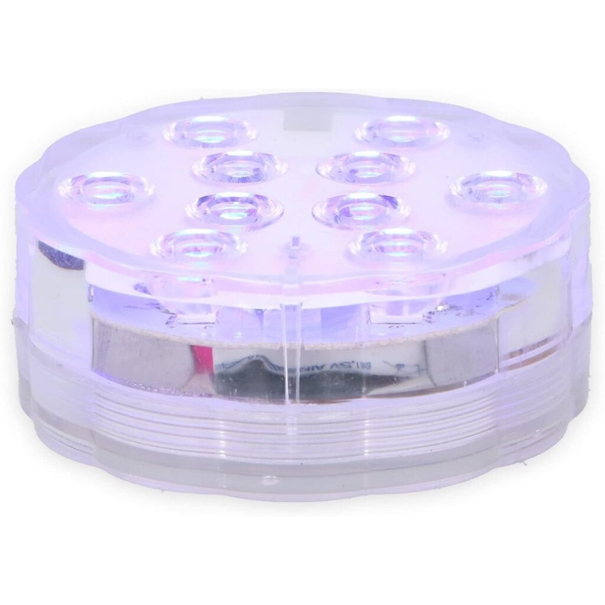 Grundig - 3 kpl himennettäviä RGBW-LED-valaisimia, LED/3W/3xAAA, IP65 + kaukosäädin