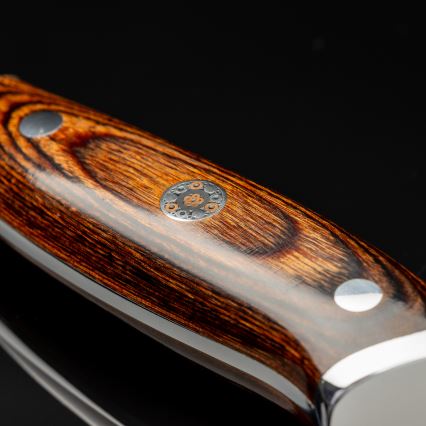 Gudaro - Damaskiteräinen kokinveitsi FENG 8, 67 kerrosta terästä, pituus 20 cm