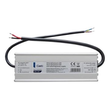 Hakkurivirtalähde LED-nauhoille 120W/12V IP67