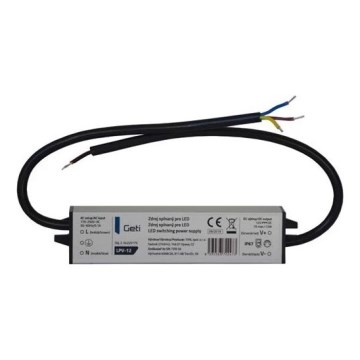 Hakkurivirtalähde LED-nauhoille 12W/12V IP67