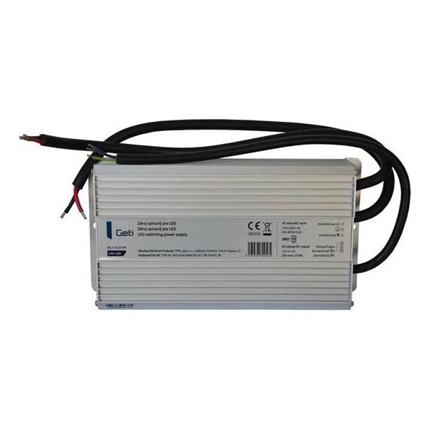 Hakkurivirtalähde LED-nauhoille 250W/12V IP67