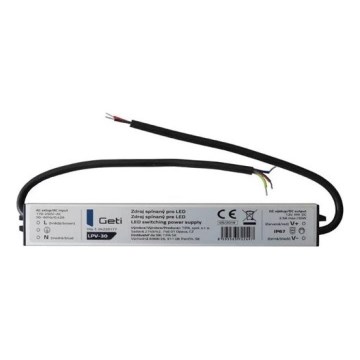 Hakkurivirtalähde LED-nauhoille 30W/12V IP67