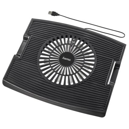 Hama - Jäähdytystyyny kannettavalle tietokoneelle 1x fan USB musta