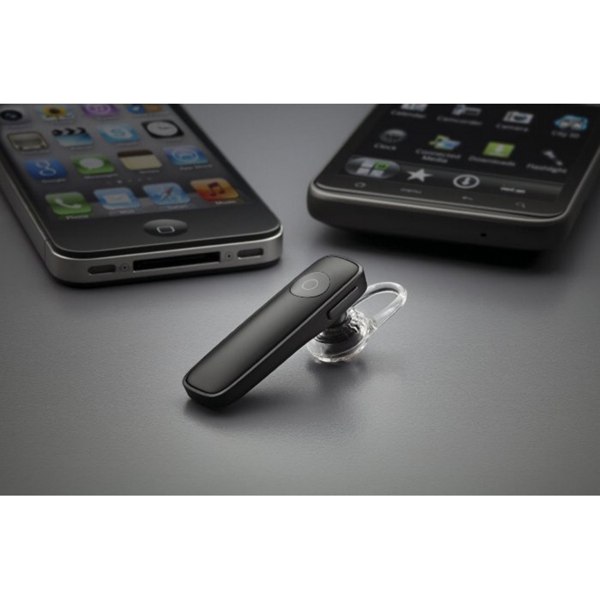 Handsfree-kuulokkeet mikrofonilla, musta