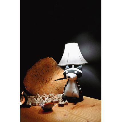 Happy Lamps - Lasten LED-pöytävalaisin BEN LED/5,4W/230V pesukarhu