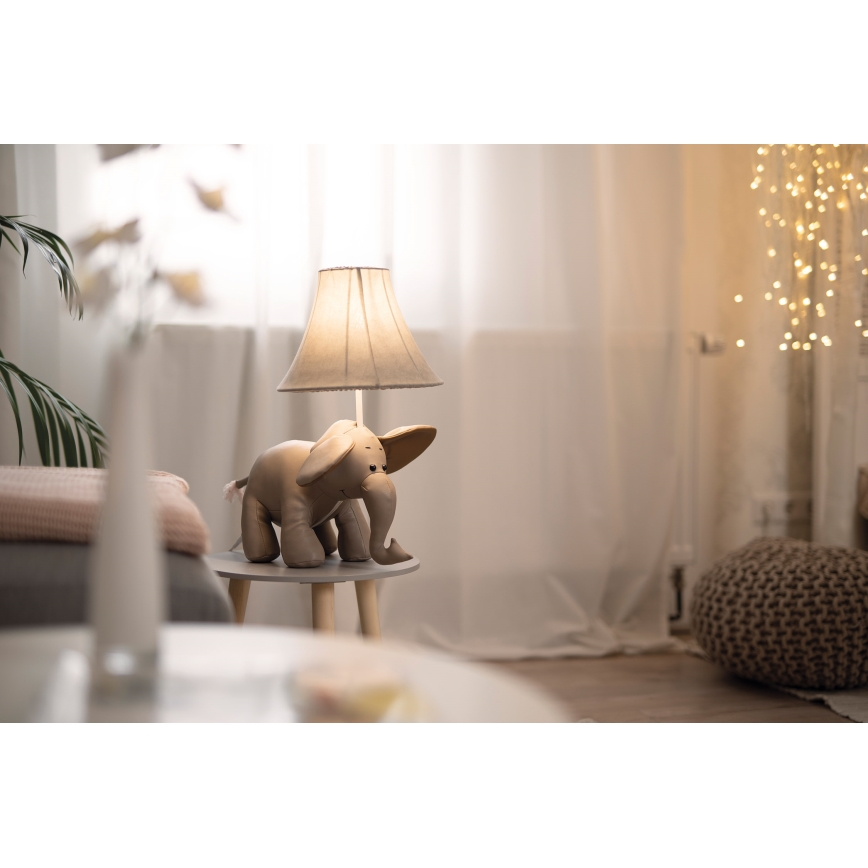 Happy Lamps - Lasten LED-pöytävalaisin BOBBY LED/5,4W/230V norsu