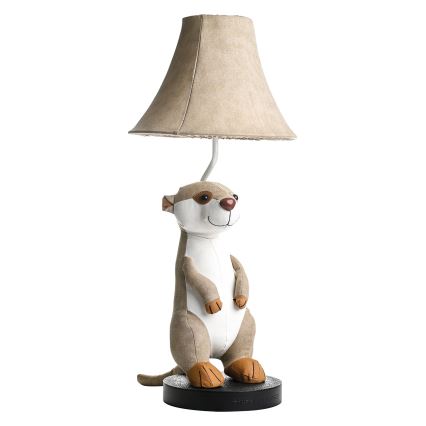 Happy Lamps - Lasten LED-pöytävalaisin EDDIE LED/5,4W/230V mangusti