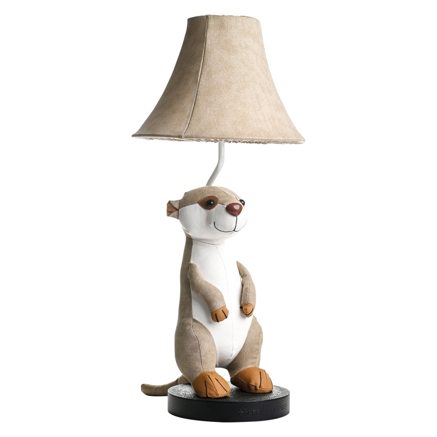 Happy Lamps - Lasten LED-pöytävalaisin EDDIE LED/5,4W/230V mangusti