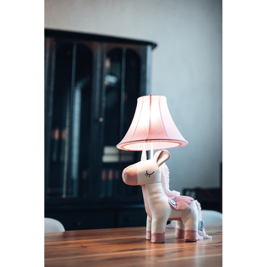 Happy Lamps - Lasten LED-pöytävalaisin ELSA LED/5,4W/230V yksisarvinen