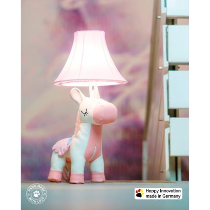 Happy Lamps - Lasten LED-pöytävalaisin ELSA LED/5,4W/230V yksisarvinen