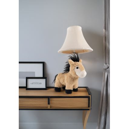 Happy Lamps - Lasten LED-pöytävalaisin ELVIS LED/5,4W/230V hevonen