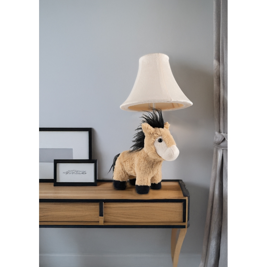 Happy Lamps - Lasten LED-pöytävalaisin ELVIS LED/5,4W/230V hevonen