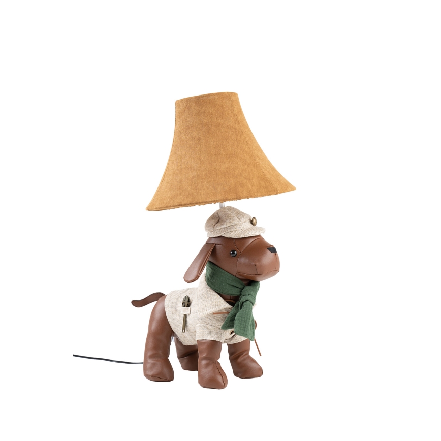 Happy Lamps - Lasten LED-pöytävalaisin SPIKE LED/5,4W/230V ajokoira