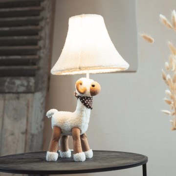 Happy Lamps - Lasten LED-pöytävalaisin WOLLE LED/5,4W/230V lammas